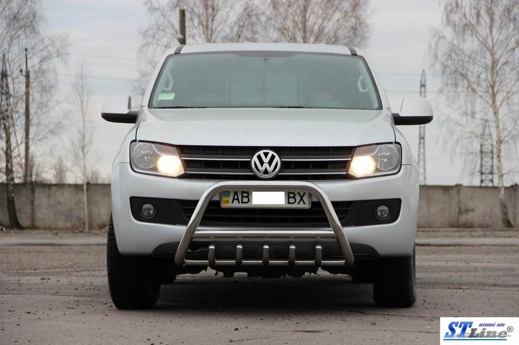 The WT003 bumper guard (stainless) for Volkswagen Amarok 2010-2022 - Reelken Auto