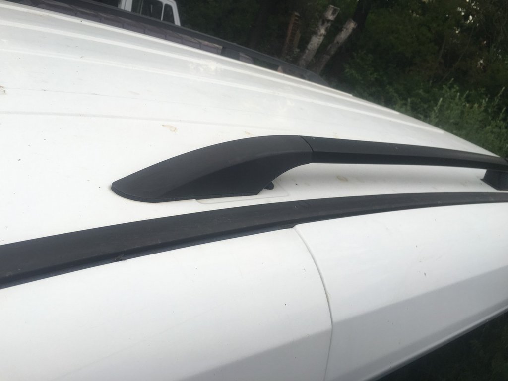 Black Roof Rails for Fiat Doblo II 2010-2022 - image 8