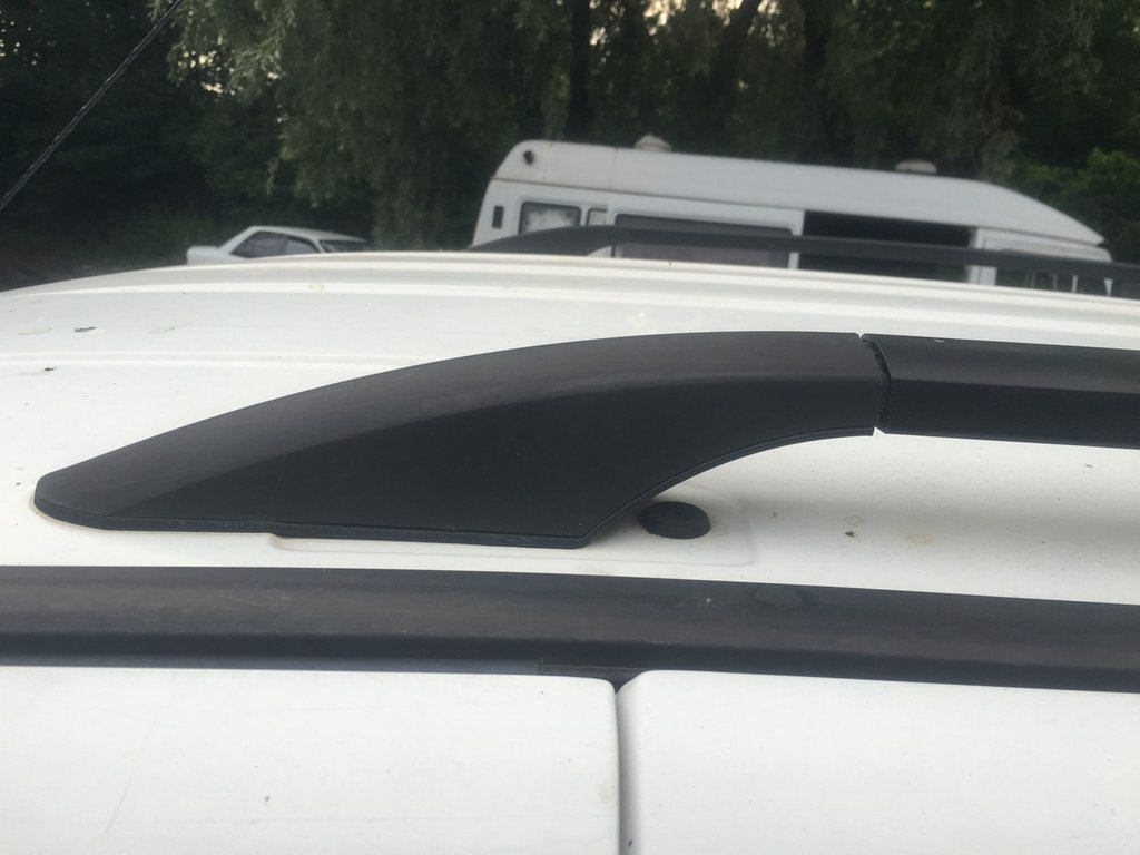 Black Roof Rails for Fiat Doblo II 2010-2022 - image 11