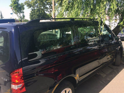 Black Roof Rails Skyport (Solid Metal) for Mercedes Viano 2004-2014 - image 1