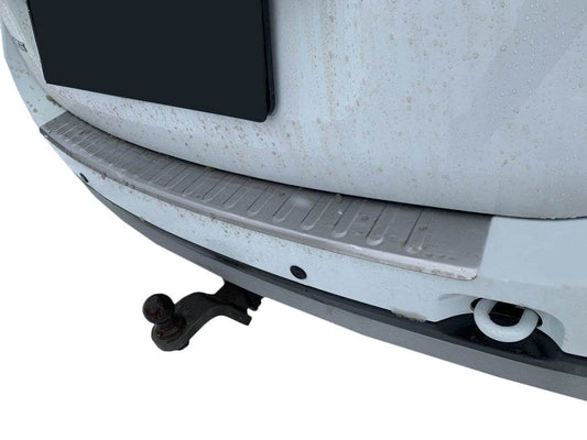 Carmos V1 rear bumper cover with bend (stainless) for Dacia Duster 2008-2018 - Reelken Auto