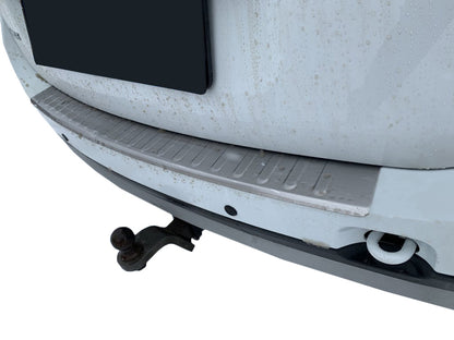 Rear bumper protector Carmos V1 with lip (stainless steel) for Dacia Duster 2008-2018 - image 1