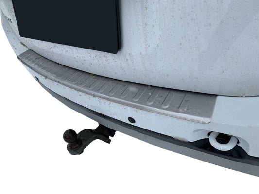Rear bumper protector Carmos V1 with lip (stainless steel) for Dacia Duster 2008-2018 - image 1