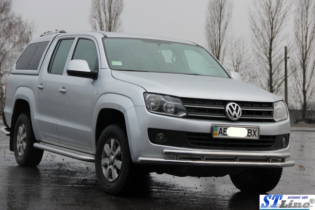 Front Bar ST018-2 (Stainless Steel) for Volkswagen Amarok 2010-2022 - image 4