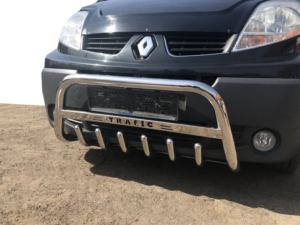 Bull Bar WT003-4 (Stainless Steel) for Renault Trafic 2001-2015 - image 1