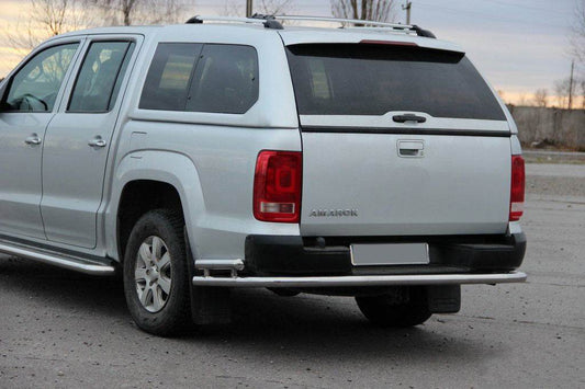 Back protection AK005-2 (2 PCs, stainless steel) for Volkswagen Amarok 2010-2022 - Reelken Auto