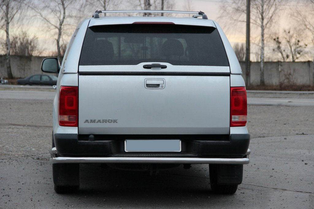 Back protection AK005-2 (2 PCs, stainless steel) for Volkswagen Amarok 2010-2022 - Reelken Auto