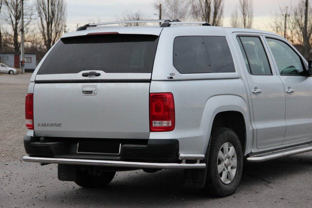 Back protection AK005-2 (2 PCs, stainless steel) for Volkswagen Amarok 2010-2022 - Reelken Auto
