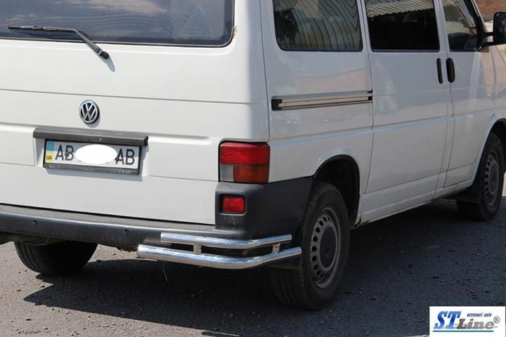 Rear double corner bars AK003-Double (2 pcs, stainless steel) for Volkswagen T4 Caravelle/Multivan 1990-2003 - image 3