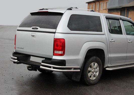 The rear corners of the AK003-Double (2 pieces, stainless steel) for Volkswagen Amarok 2010-2022 - Reelken Auto