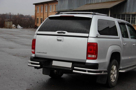 The rear corners of the AK003-Double (2 pieces, stainless steel) for Volkswagen Amarok 2010-2022 - Reelken Auto