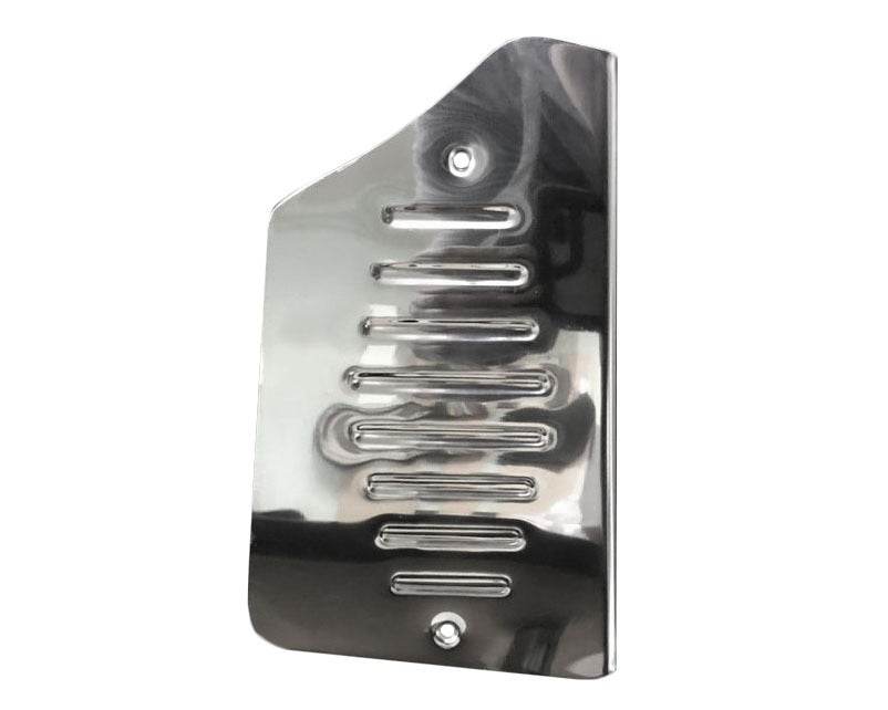 Pad under the leg (stainless) for Nissan Qashqai 2007-2010 - Reelken Auto