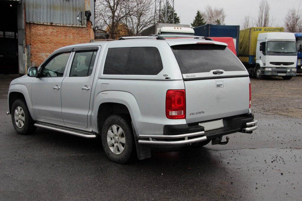 The rear corners of the AK003-Double (2 pieces, stainless steel) for Volkswagen Amarok 2010-2022 - Reelken Auto