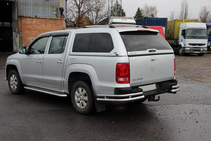 The rear corners of the AK003-Double (2 pieces, stainless steel) for Volkswagen Amarok 2010-2022 - Reelken Auto
