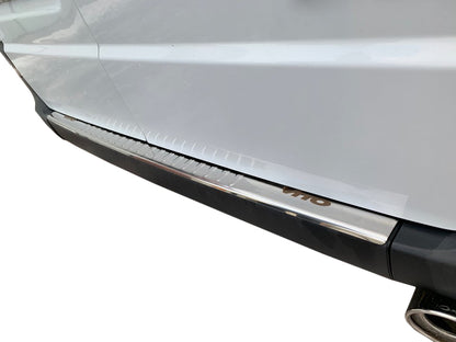 Rear bumper protector with lip (Carmos V1, stainless steel) for Mercedes Vito W639 2004-2014 - image 5
