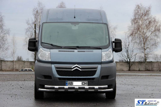 Front arc ST015 (stainless) for Fiat Ducato 2006-2025 - Reelken Auto