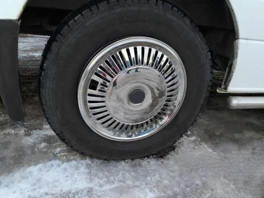 Stainless Steel Wheel Covers Star (1-ring, Set of 4) for Mercedes Sprinter W906 2006-2018 - image 2