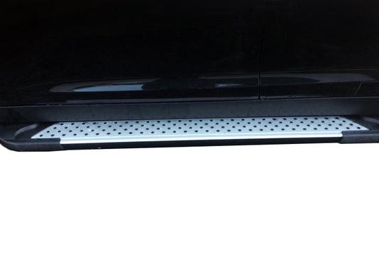 Side Steps Allmond Grey (2 pcs, Aluminum) for Kia Sportage 2010-2015 - image 1