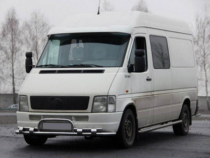 Front protection ST020 (stainless) for Volkswagen LT 1995-2006 - Reelken Auto