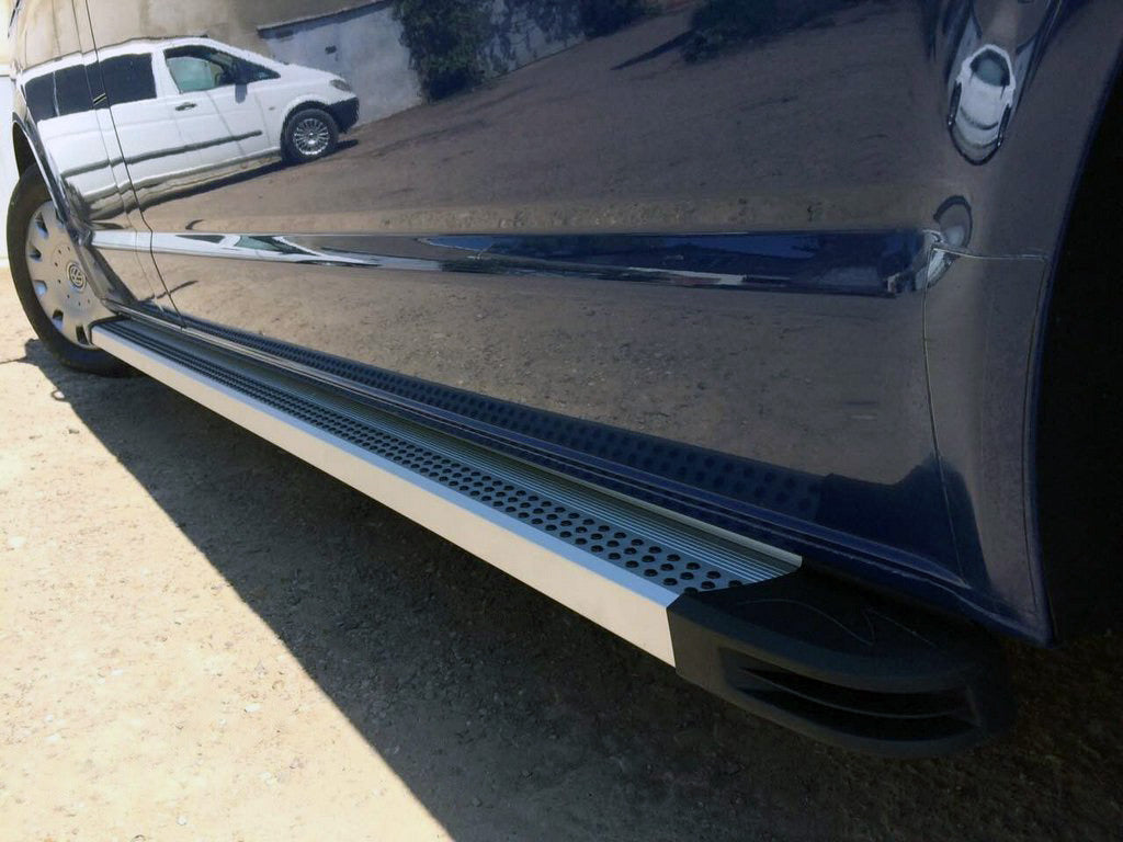 Side Steps Maya V2 (2 pcs, Aluminum) for Volkswagen T5 Transporter 2003-2010 - image 1