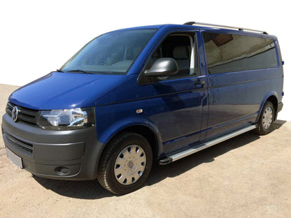 Side Steps Maya V2 (2 pcs, Aluminum) for Volkswagen T5 2010-2015 - image 1