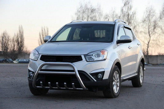The WT003 bumper guard (stainless) for SsangYong Korando 2010-2019 - Reelken Auto