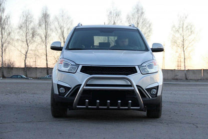The WT003 bumper guard (stainless) for SsangYong Korando 2010-2019 - Reelken Auto