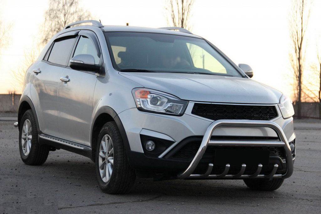 The WT003 bumper guard (stainless) for SsangYong Korando 2010-2019 - Reelken Auto