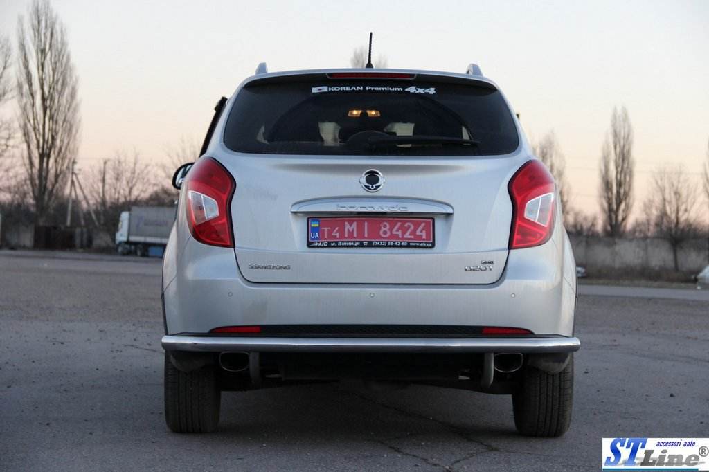 Back arc AK005 (stainless) for SsangYong Korando 2010-2019 - Reelken Auto