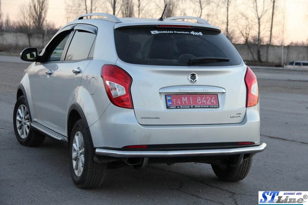 Back arc AK005 (stainless) for SsangYong Korando 2010-2019 - Reelken Auto