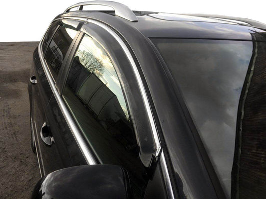 Visor with chrome strip SW (4 PCs, HIC) for Volkswagen Passat B6 2006-2012 - Reelken Auto