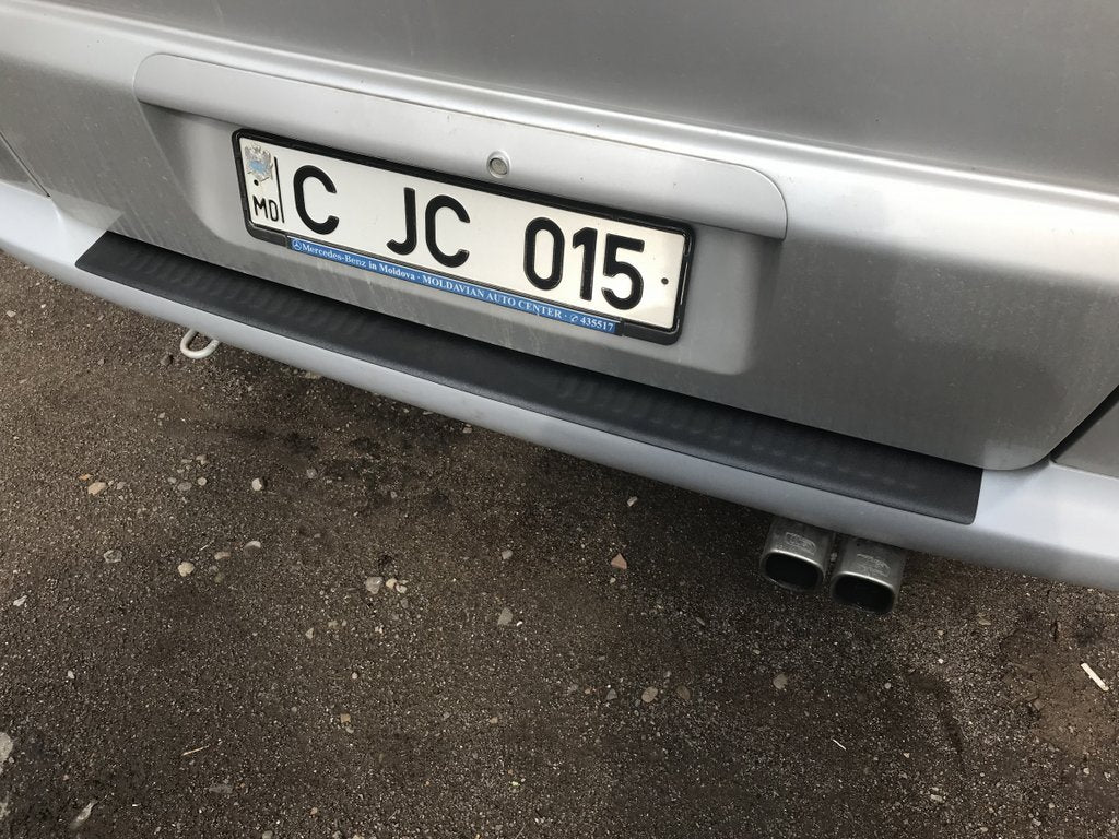 Rear Bumper Protector DDU-Matte (ABS) for Mercedes Vito W638 1996-2003 - image 1