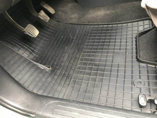Rubber mats (4 pieces, Polytep) for Chevrolet Aveo T250 2005-2011 - Reelken Auto