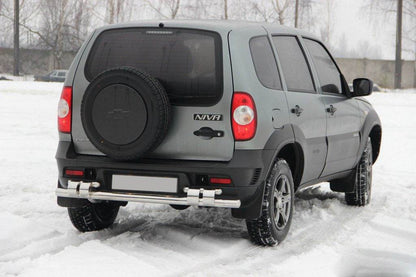 Back arc AK015 (stainless) for Chevrolet Niva - Reelken Auto