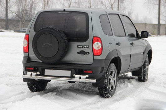 Back arc AK015 (stainless) for Chevrolet Niva - Reelken Auto