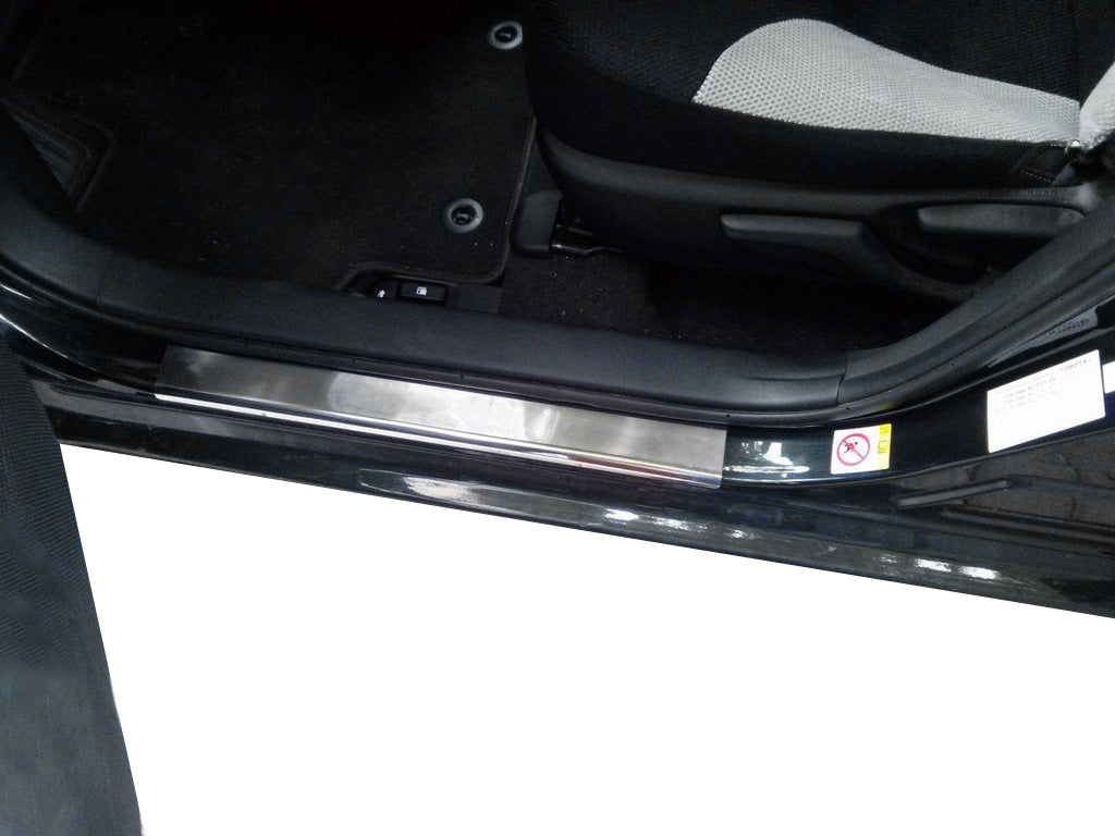 VIP Stainless Steel Door Sill Protectors (4 pcs) for Toyota Corolla 2013-2019 - image 1