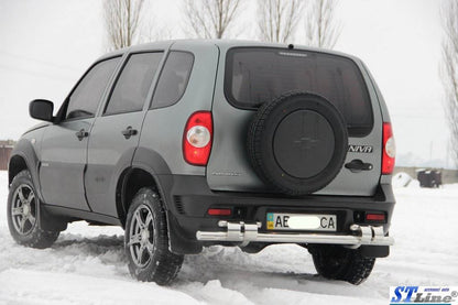 Back arc AK015 (stainless) for Chevrolet Niva - Reelken Auto
