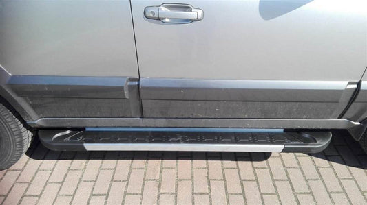 Side area RedLine V1 (2 pcs., Aluminum) for Kia Sorento I BL 2002-2009 - Reelken Auto