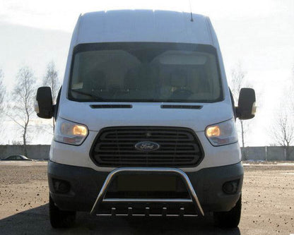 The WT003 bumper guard (stainless) for Ford Transit 2014↗ - Reelken Auto