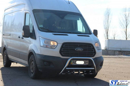 The WT003 bumper guard (stainless) for Ford Transit 2014↗ - Reelken Auto