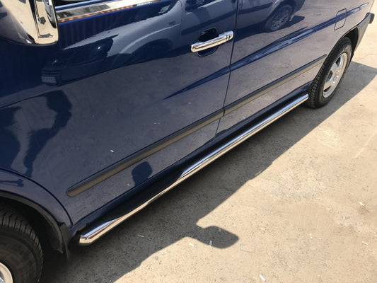 The side tube (2 PCs., stainless.) for Mercedes Vito W638 1996-2003 - image 1
