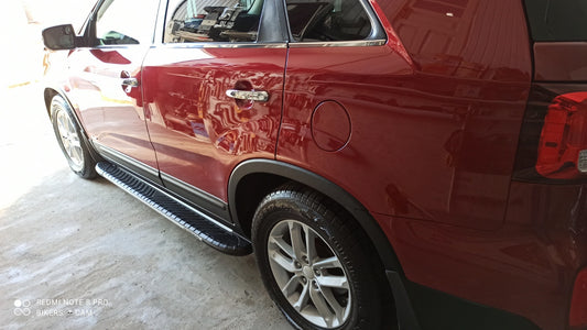 Side Steps Bosphorus Grey (2 pcs, Aluminum) for Kia Sorento II XM 2009-2014 - image 1