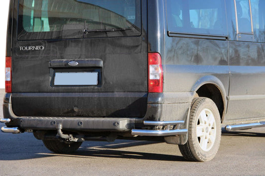 Rear Corner Bars AK003-Double (Stainless Steel) for Ford Transit 2000-2014 - image 1