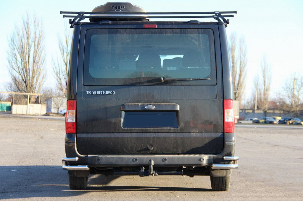 Rear Corner Bars AK003-Double (Stainless Steel) for Ford Transit 2000-2014 - image 2