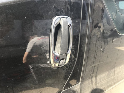 Door handle trims (4 pcs, stainless steel) for Opel Vivaro 2001-2015 - image 4