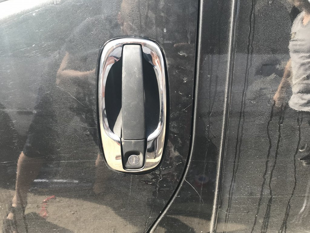 Door handle trims (4 pcs, stainless steel) for Renault Trafic 2001-2015 - image 4