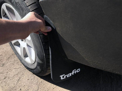 Splash guards (2-piece rubber) for Renault Trafic 2001-2015 - Reelken Auto