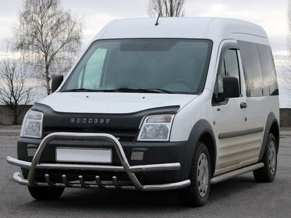 Bull Bar with Double Bars WT004-Plus (Stainless Steel) for Ford Connect 2002-2006 - image 1