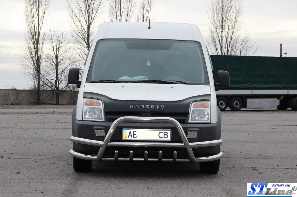 Bull Bar with Double Bars WT004-Plus (Stainless Steel) for Ford Connect 2002-2006 - image 2