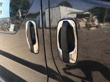 Door handle trims (4 pcs, stainless steel) for Opel Vivaro 2001-2015 - image 1
